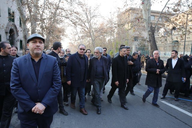 حضور هنرمندان صاحب نام سينماي كشور در مراسم وداع با آيت الله هاشمي رفسنجاني